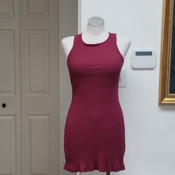 la Bella Fashion Dresses & Skirts - La Bella Fashion Vintage Bodycon Marron Color Sleeveless Women's Dress Size M